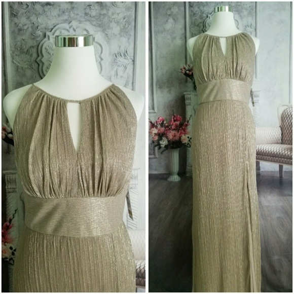 RM Richards Women's Metallic Formal Dress Size 14 - Picture 3 of 7